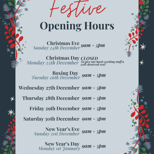 Image for Christmas 2023 Opening Hours