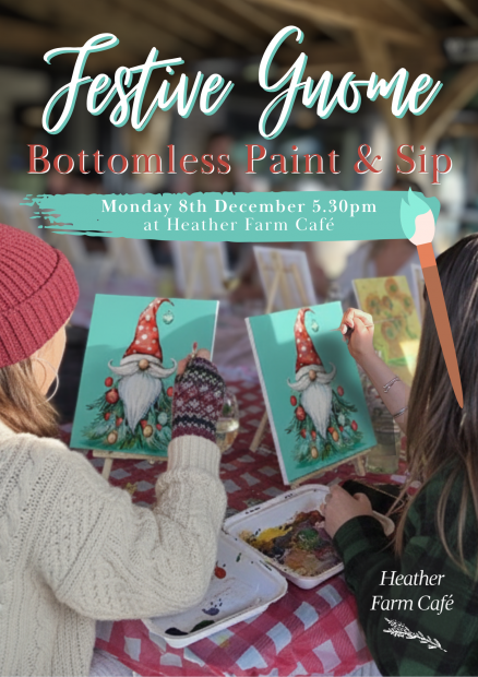 Image for ‘Festive Gnome’ Bottomless Paint & Sip! | Heather Farm Café, Surrey